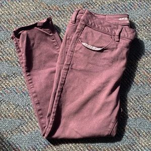 AEO Super Stretch Hi-Rise Jegging Crop